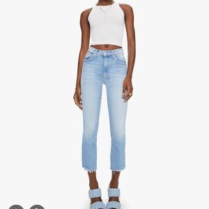 MOTHER- Insider Crop Step Fray